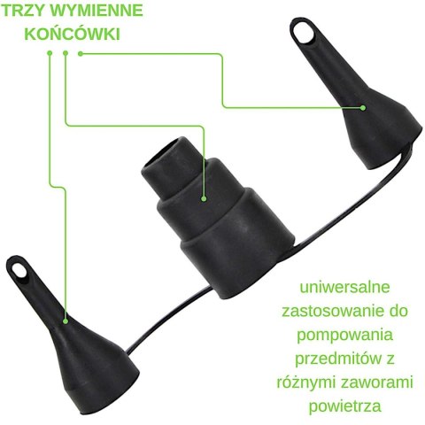 POMPKA ELEKTRYCZNA 12/230V 60W 3 ADAPTERY REDCLIFFS