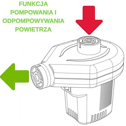 POMPKA ELEKTRYCZNA 12/230V 60W 3 ADAPTERY REDCLIFFS