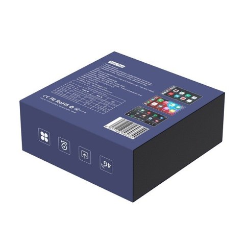 CARLINKIT Adapter Bezprzewodowy TBOX-Plus 4GB+64GB Apple Carplay/Android Auto niebieski
