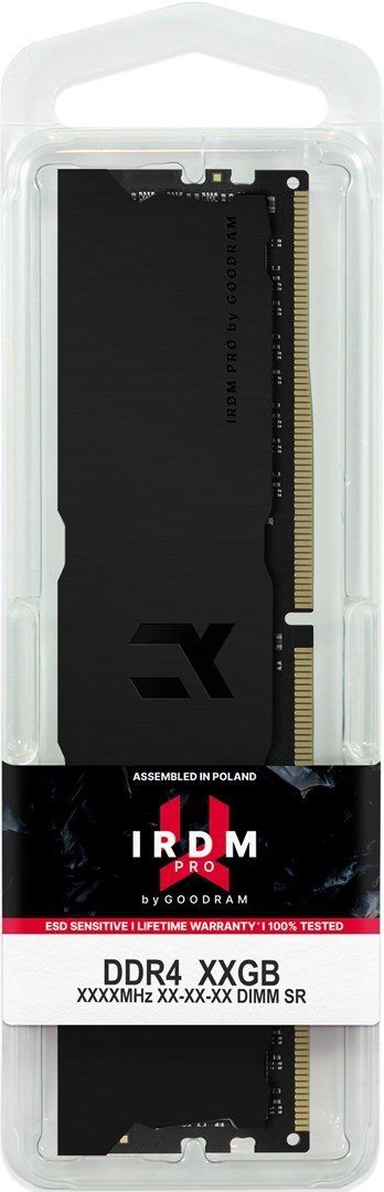 GOODRAM DDR4 IRP-K3600D4V64L18/32GDC 32GB Dual Channel 3600MHz 18-22-22 Deep Black (OUTLET)