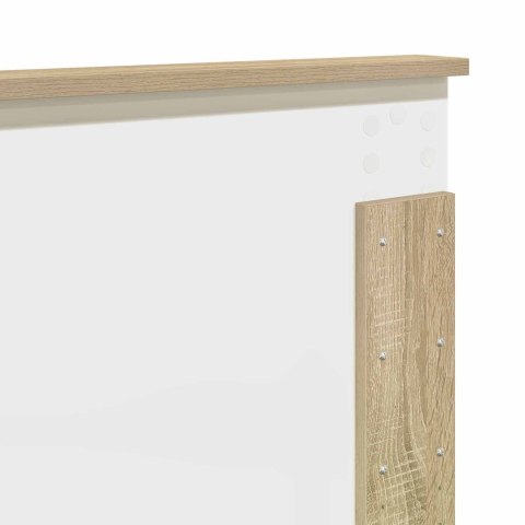 Ramka łóżka Dąb Sonoma 150 x 200 cm Materiał drewnopochodny