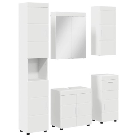 Zestaw mebli łazienkowych TULUM 5 pcs Biały 60 x 34 x 63 cm