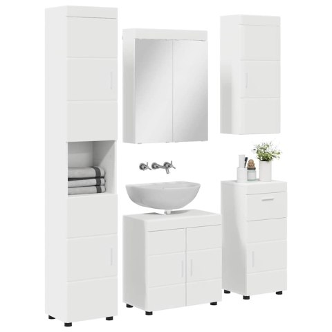 Zestaw mebli łazienkowych TULUM 5 pcs Biały 60 x 34 x 63 cm