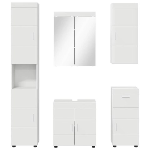 Zestaw mebli łazienkowych TULUM 5 pcs Biały 60 x 34 x 63 cm