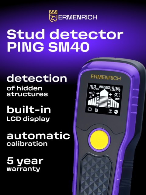 Detektor kołków Ermenrich Ping SM40