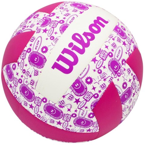 PIŁKA SIATKOWA WILSON STAMP VB FIOLETOWO BIAŁA