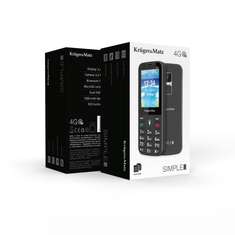 Telefon GSM dla seniora Kruger&Matz Simple 924 4G