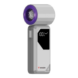 Wentylator ręczny Verbatim Cool 'n' Go AirJet szaro-fioletowy