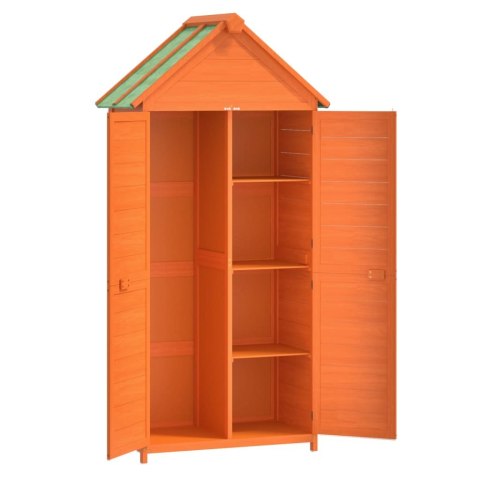 2-cz. zestaw szop narzędziowych, miodowy brąz, drewno sosnowe