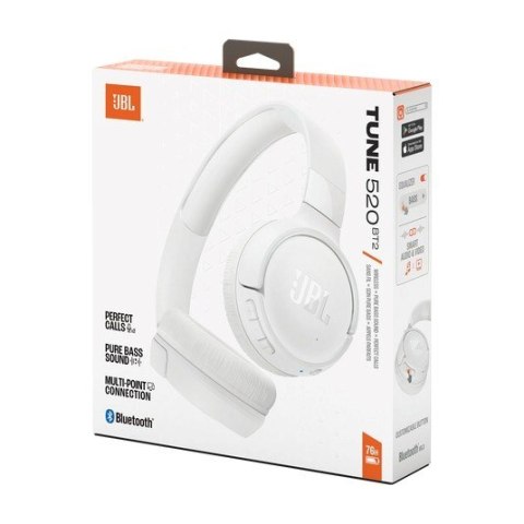 Słuchawki nauszne JBL T520 BT2 białe