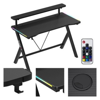 Biurko Huzaro Hero 1.9 RGB Black