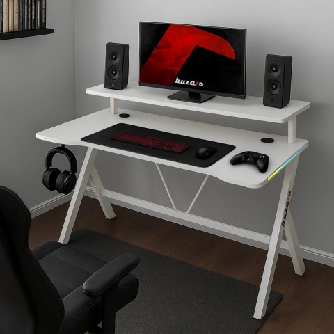 Biurko Huzaro Hero 1.9 RGB White
