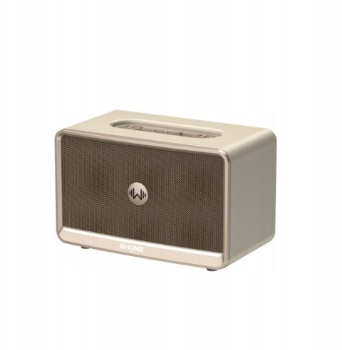 Głośnik bezprzewodowy Bluetooth W-KING H330 kremowy