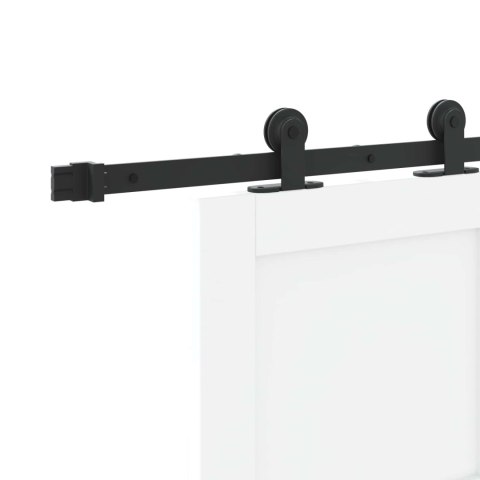 Drzwi przesuwne ORKDAL Biały 83 x 232 cm Lite drewno sosnowe