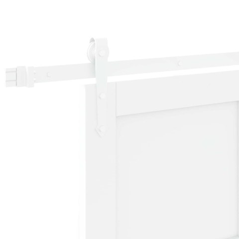 Drzwi przesuwne ORKDAL Biały 83 x 232 cm Lite drewno sosnowe