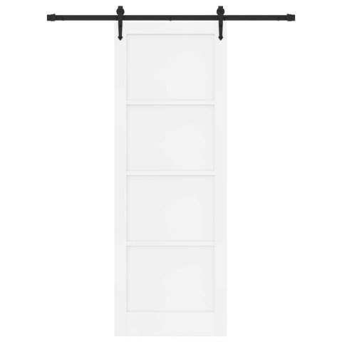 Drzwi przesuwne ORKDAL biały i czarny 83 x 232 cm
