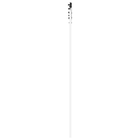 Drzwi przesuwne biały i czarny 83 x 232 cm Lite drewno sosnowe