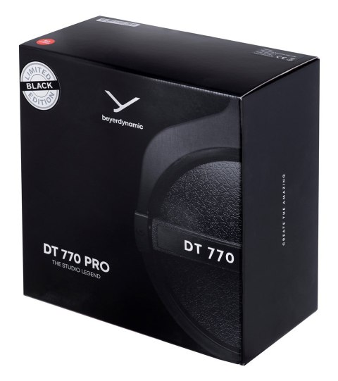 Beyerdynamic DT 770 PRO 80 OHM BLACK LIMITED EDITION - Słuchawki studyjne zamknięte (OUTLET)