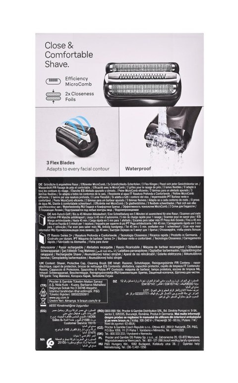 Golarka 3000S BRAUN black/grey Shaver