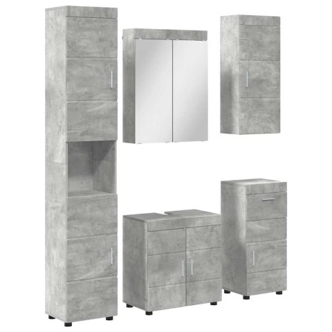 Zestaw mebli łazienkowych TULUM 5 pcs Betonowy szary
