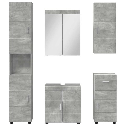 Zestaw mebli łazienkowych TULUM 5 pcs Betonowy szary