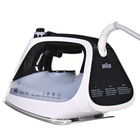 Żelazko parowe SI7149WB BRAUN czarno-białe