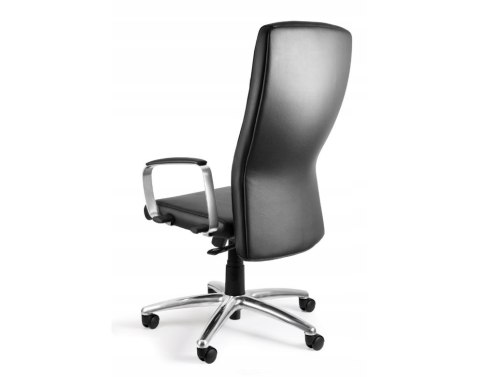 Fotel biurowy Adella C239 skóra naturalna HL-4 czarna