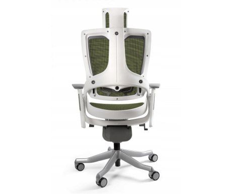 Fotel biurowy Wau 2 NW46 siatka olive/biały