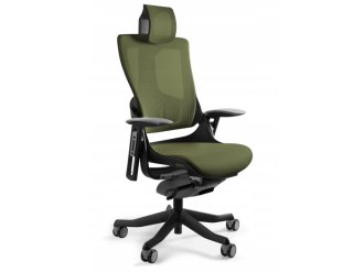 Fotel biurowy Wau 2 NW46 siatka olive/czarny