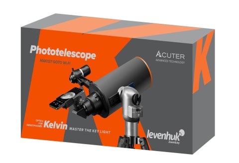 Fototeleskop Levenhuk Kelvin MAK127 AZ GOTO Wi-Fi