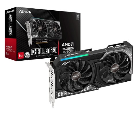 Karta graf. Asrock RX9060XT Challenger 8GB OC (OUTLET)
