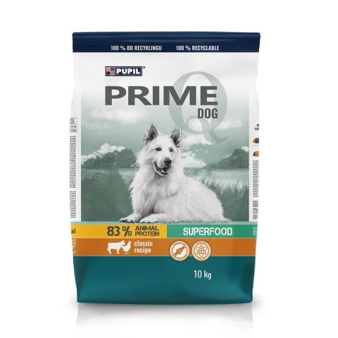 PUPIL Prime bogata w drób z wołowiną dla psa 10 kg (OUTLET)