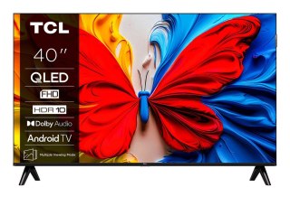 Telewizor TCL 40V5C QLED 40" Full HD Android TV Dolby Digital Plus DVB-T2 Czarny (OUTLET)
