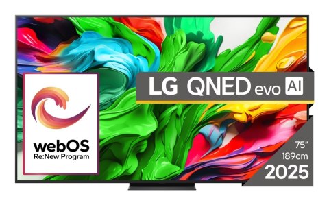 Telewizor LG 75QNED86A3A QNED 75" 4K Ultra HD 120Hz WebOS Dolby Digital DVB-T2 Czarny (OUTLET)
