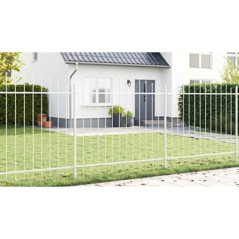 Ogrodzenie Ogrodowe 4 pcs Biały 170 x 190 cm