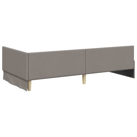 Rama Łóżka Narożnego z Materacem Inny 2 pcs Ciemnoszary tkanina