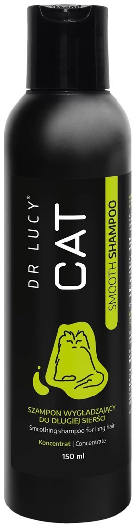 DR LUCY - CAT SMOOTH SHAMPOO 150 ML SKONCENTROWANY, WYGŁADZAJĄCY SZAMPON DLA KOTÓW O DŁUGIEJ SIERŚCI
