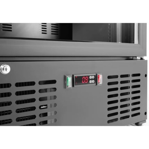 Lodówka chłodziarka barowa 1-drzwiowa 4 półki LED 243 l 195 W