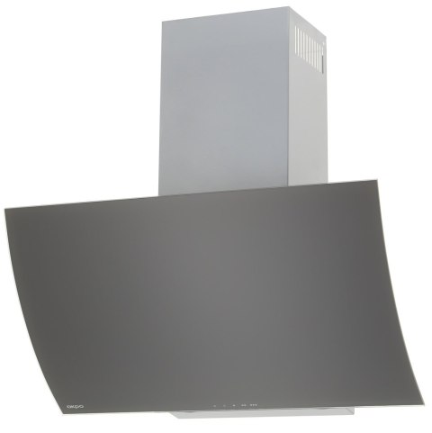 Okap kominowy AKPO WK-4 CLARUS 60 cm | LED | szare szkło