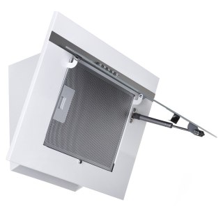 Okap kominowy AKPO WK-4 NERO LINE 2.0 50 cm | 300 m3/h | LED liniowy | siłownik | biały