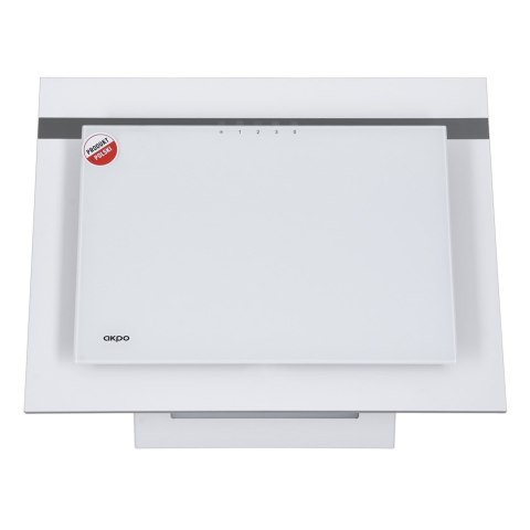 Okap kominowy AKPO WK-4 NERO LINE 2.0 50 cm | 300 m3/h | LED liniowy | siłownik | biały