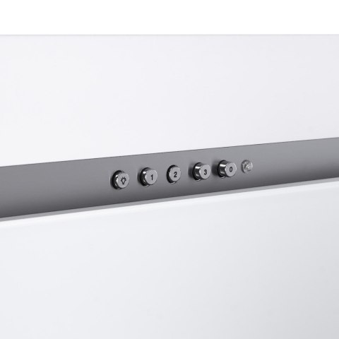 Okap kominowy AKPO WK-4 NERO LINE 2.0 50 cm | 300 m3/h | LED liniowy | siłownik | biały