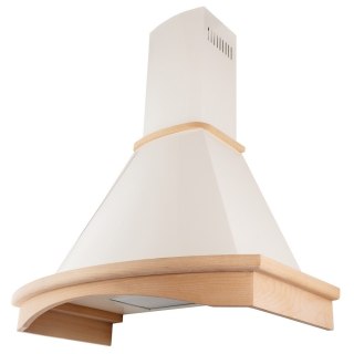 Okap kominowy AKPO WK-4 RUSTICA NOVA 60 cm | rustykalny styl | LED | kremowy