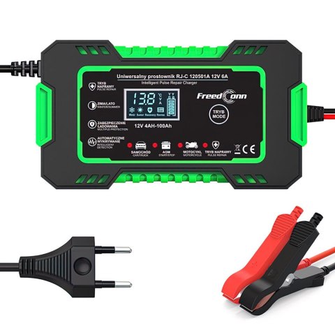 Prostownik akumulatorowy FreedConn RJ-C 120501A 12V, 6A (OUTLET)