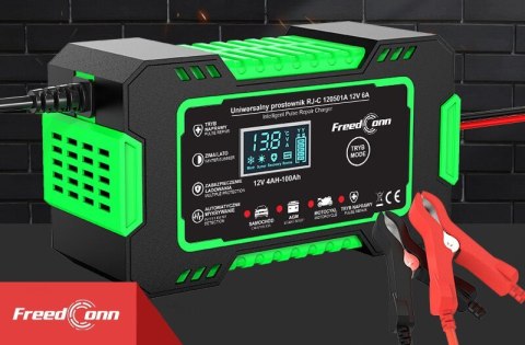 Prostownik akumulatorowy FreedConn RJ-C 120501A 12V, 6A (OUTLET)