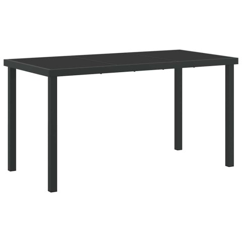 Zestaw stół i krzesła z poduszką 5 pcs Szary Rattan PE