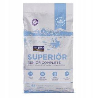 Fish4Dogs Superior Senior z łososiem 12kg (OUTLET)