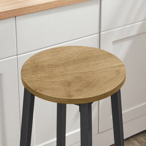 Taboret barowy - artisan / nogi czarne - LBC328B88