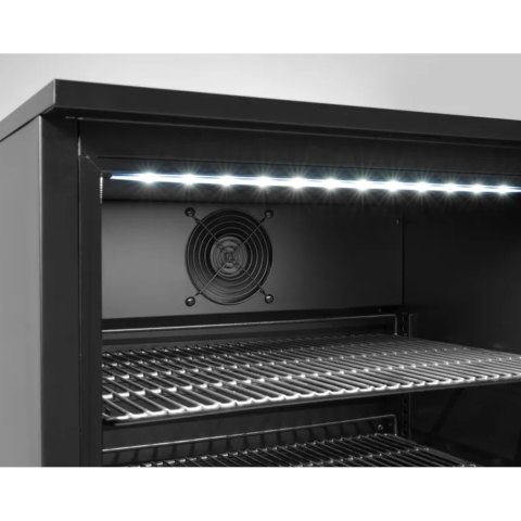 Lodówka chłodziarka barowa na napoje 1-drzwiowa LED 105 l 120 W 60x53x87 cm