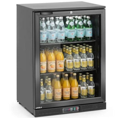 Lodówka chłodziarka barowa na napoje 1-drzwiowa LED 105 l 120 W 60x53x87 cm